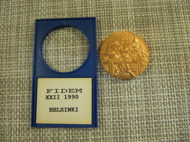 Fidem XXII  1990 Helsinki mitali