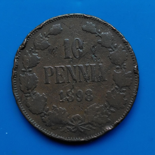 10 Penniä 1898