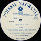 ASOCJACJA HAGAW  Please ~ LP Polish jazz - pikkukuva 3