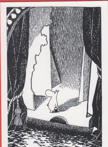 Tove Jansson Muumi kortti - muumimamma