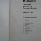 Kenwood Chefette käyttöohje reseptikirja - pikkukuva 2