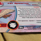 Spearow #21 Pokemon TV Animation Series BLACK Topps FOIL - pikkukuva 2