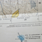VANHA Kartta Veikkola Kirkkonummi 1958 - pikkukuva 2
