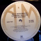 RICK WAKEMAN :: RICK WAKEMAN'S CRIMINAL RECORD :: VINYYLI LP - pikkukuva 4