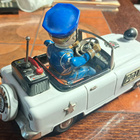 Vintage keräily peltinen poliisiauto - pikkukuva 4