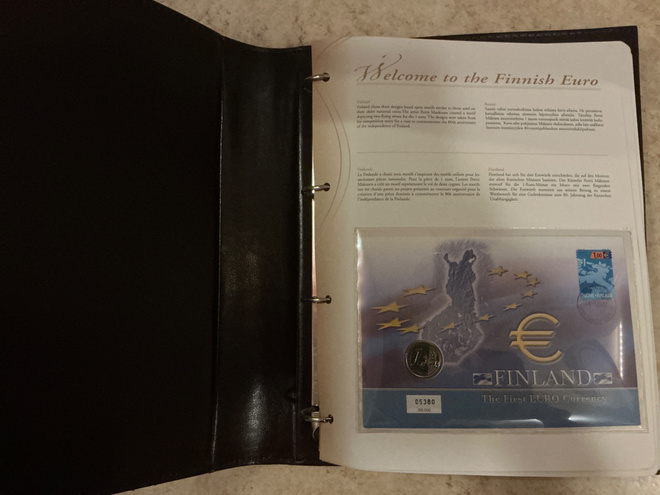 the last national currencies & the first euro currencies