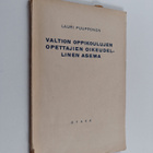 L. Puupponen : Valtion oppikoulujen opettajien oikeudelli... - pikkukuva 1