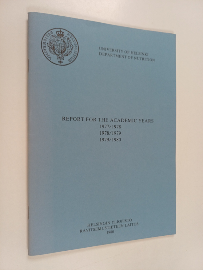 Report for the academic years 1977/1978, 1978/1979, 1979/...