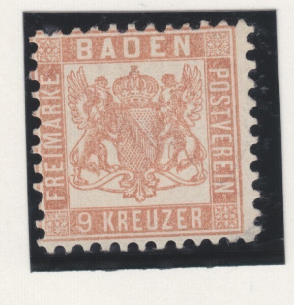 Saksa Reich Baden 1862 Mi 20B (*)