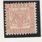 Saksa Reich Baden 1862 Mi 20B (*) - pikkukuva 1