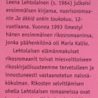 LEENA LEHTOLAINEN: RIVO SATAKIELI (KOVAKANTINEN) - pikkukuva 4