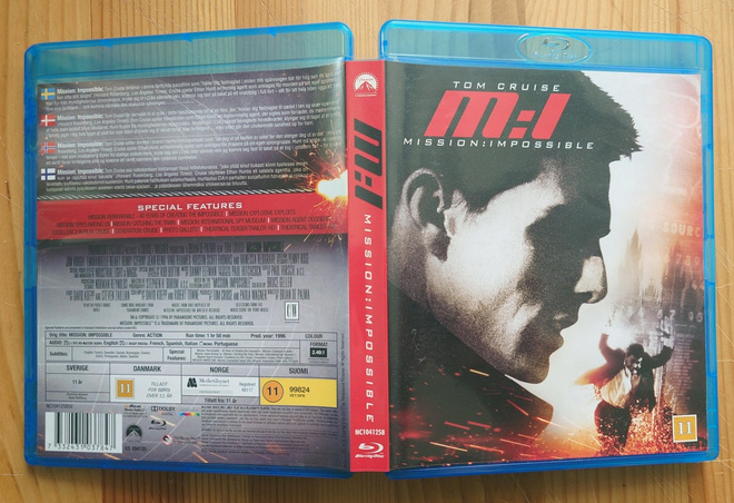 Mission Impossible 1 bluray suomitekstit