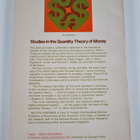 Milton Friedman : Studies in the quantity theory of money - pikkukuva 2