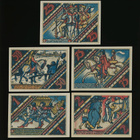 Saksa Notgeld 25, 50, 75 Pfg, 1, 2 Mk, Paderborn 1921, UNC - pikkukuva 2