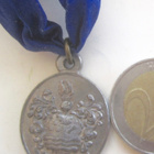 VANHA Merkki Kaulamerkki Aatteellissuvun Vaakuna 1930 - pikkukuva 1