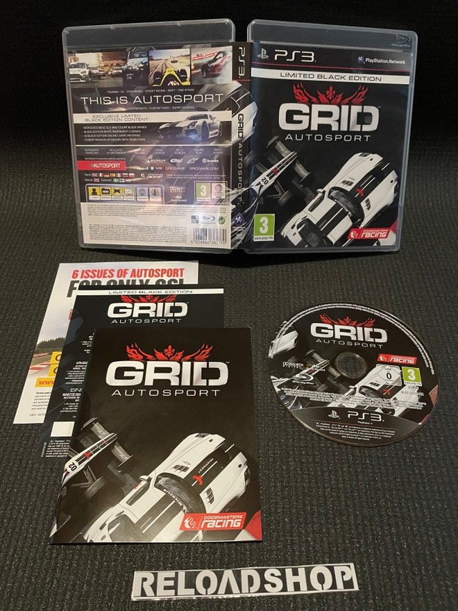 GRID Autosport Limited Black Edition - Nordic PS3 - CiB