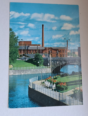 Tampere, joenrantaa, kulkenut 1966