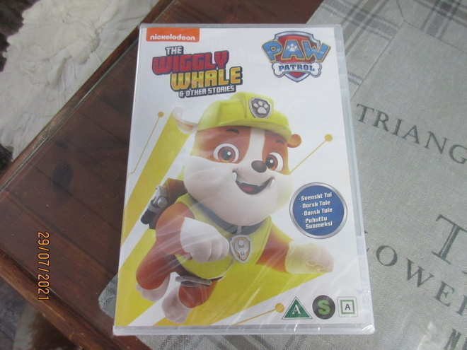 Ryhmä Hau/Paw patrol Vikuri Valas dvd. *uusi*
