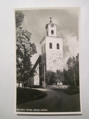 VANHA Postikortti Rauma 1950-l Alkup.Mallikappale