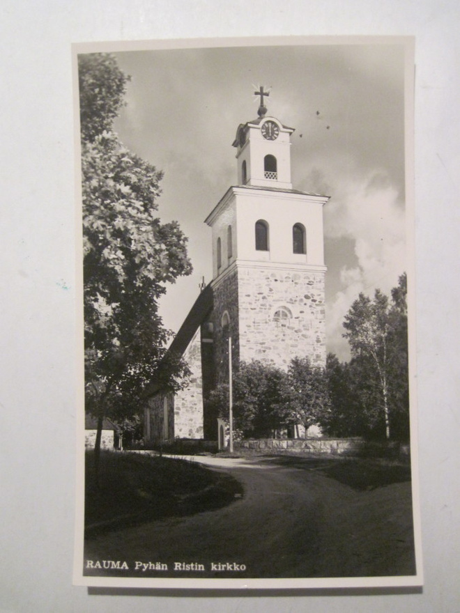 VANHA Postikortti Rauma 1950-l Alkup.Mallikappale