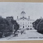 Kristiinankaupunki, Raatihuone, auto, pojat p 1950 Ruotsiin - pikkukuva 1