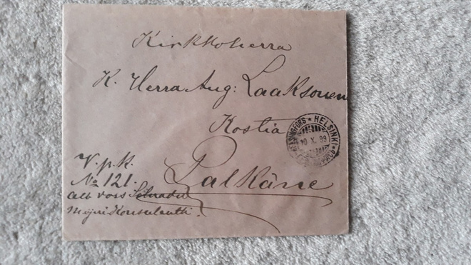 VANHA POSTILÄHETYS 1899