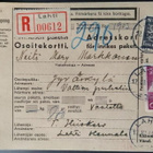 Kirjattu pak.kortti Postitalo-merkillä; Lahti-Jyväskylä 1945 - pikkukuva 1