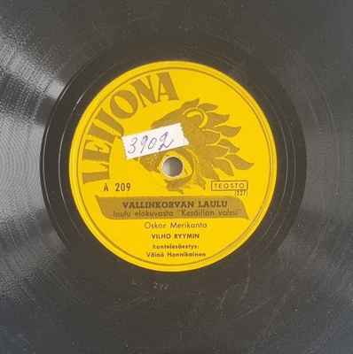 Savikiekko 1951 - Vilho Ryymin - Leijona A 209
