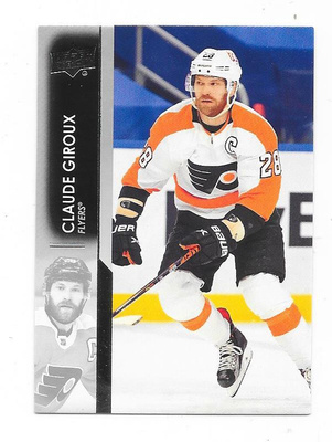 2021-22 Upper Deck #134 Claude Giroux , Philadelphia Flyers