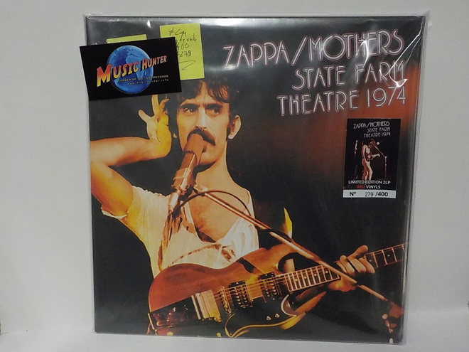 ZAPPA/MOTHERS - STATE FARM THEATRE 1974 UUSI 2LP +