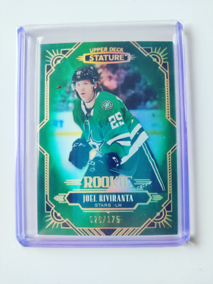 Joel Kiviranta 20-21 UD Stature Green Rookie /175