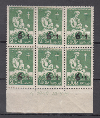 1947 Tuberkuloosi numerokuusilo **