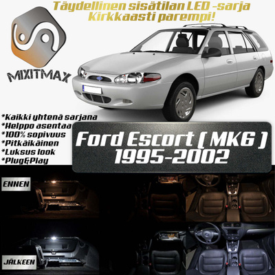 Ford Escort (MK6) Sisätilan LED-sarja 6-osainen