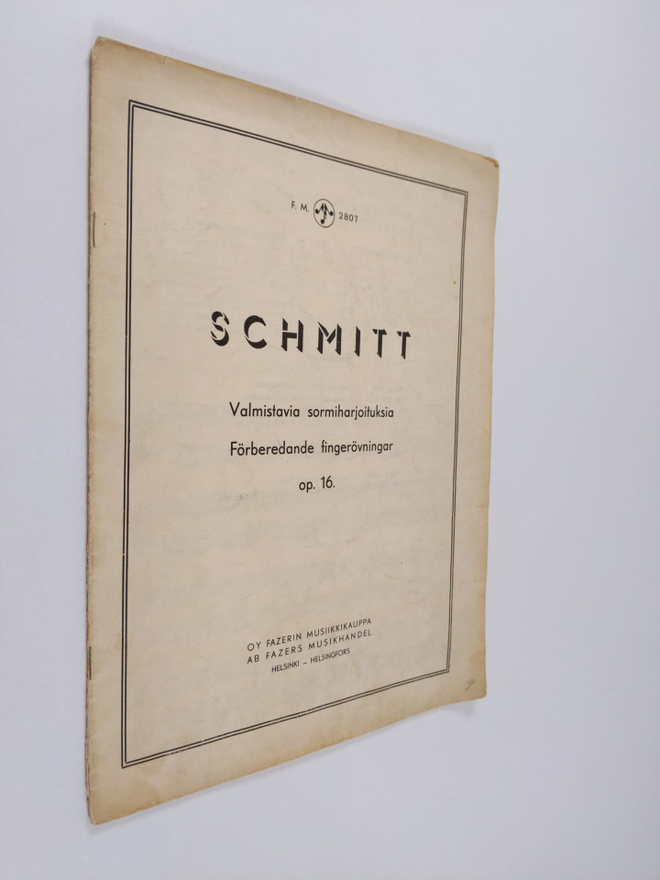 Al Schmitt : Valmistavia sormiharjoituksia - Förberedande...