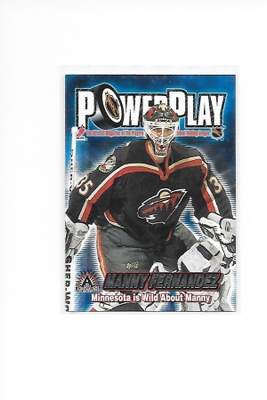 2001-02 Adrenaline PowerPlay #19 Manny Fernandez Wild MV