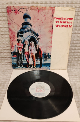 Wigwam Tombstone Valentine 1st Press, Blue Text lp