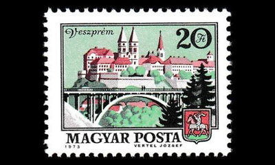 Unkari 2916 ** Käyttösarja kaupunkimaisemia (1973)