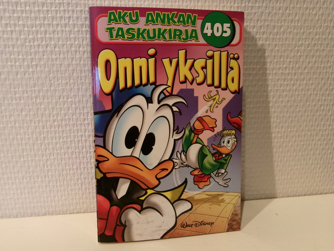 Aku Ankan taskukirja 405 Onni yksillä