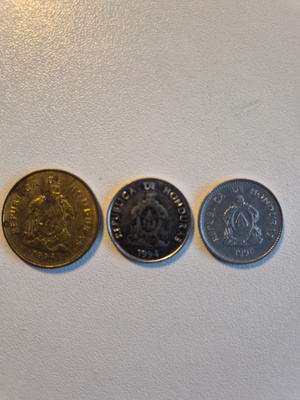 Honduras 994/1996 5/20 centavos (14470)