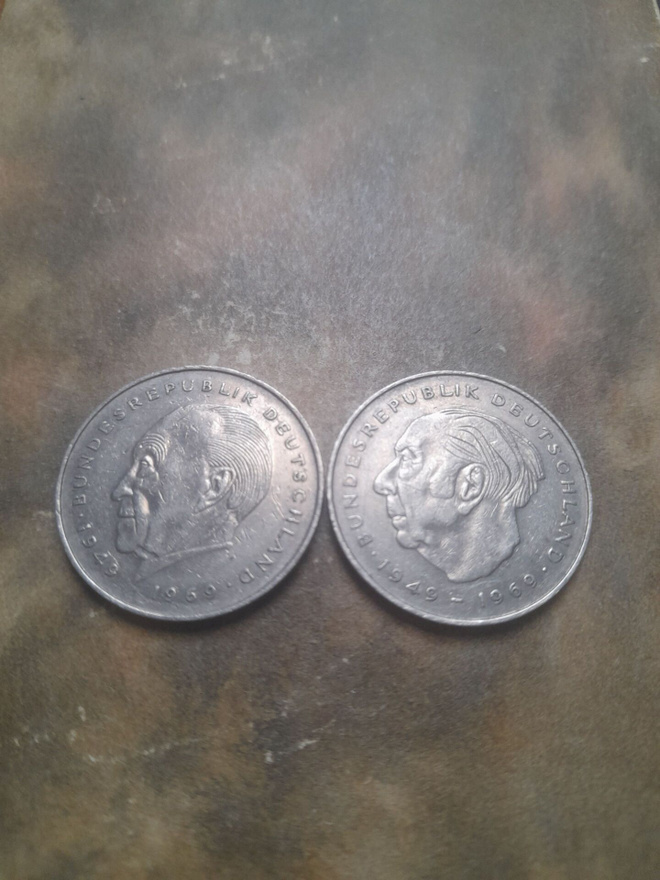 Deutsche 2 mark 1980 D,F