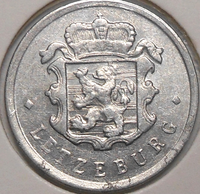 Luxemburg. 25 centimes 1967.