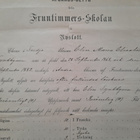 Savonlinna Nyslot todistus v-1886 Fruntimmers-skolan - pikkukuva 2