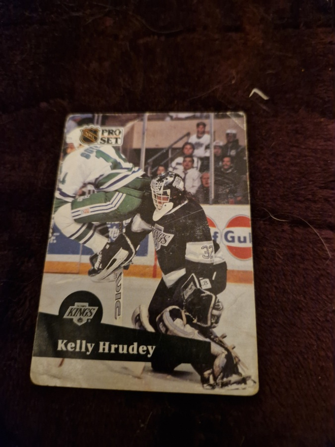 1991-92 Pro Set, 102 Kelly Hrudey