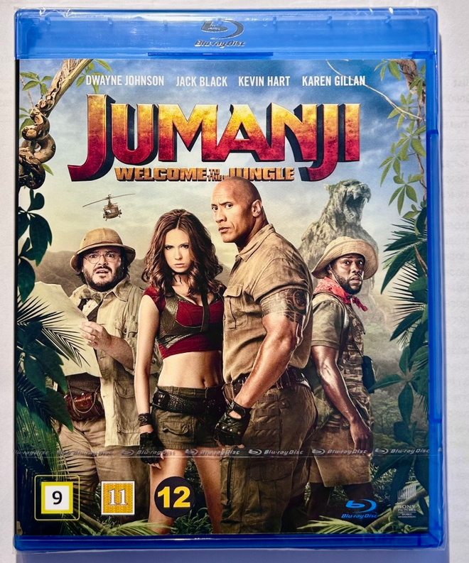 JUMANJI: Welcome To The Jungle - Blu-ray, uusi