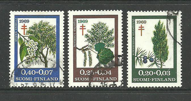 TUBERKULOOSI -sarja puut 1969 - LaPe 657-659 o