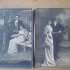 neljä vintage taidekorttia - 1900-luku alku - pikkukuva 3