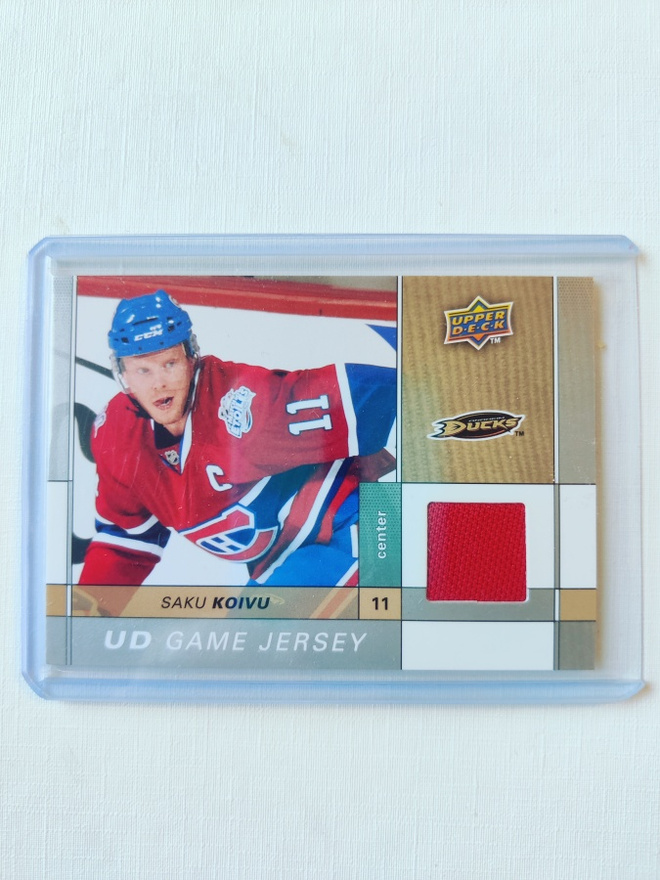 Saku Koivu - 09-10 UD Game Jersey