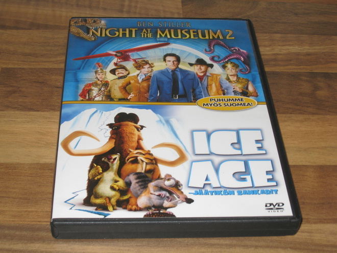 Night at the Museum 2 & Ice Age dvd