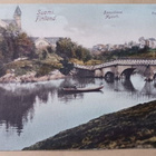 Savonlinna, silta, vene, kaupunkia, (Signe Brander), p .1908 - pikkukuva 1