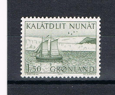 Grönlanti 1974 - Purjevene  ++